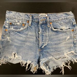 Agolde Distressed Shorts Size: 25 Color: Swap meet